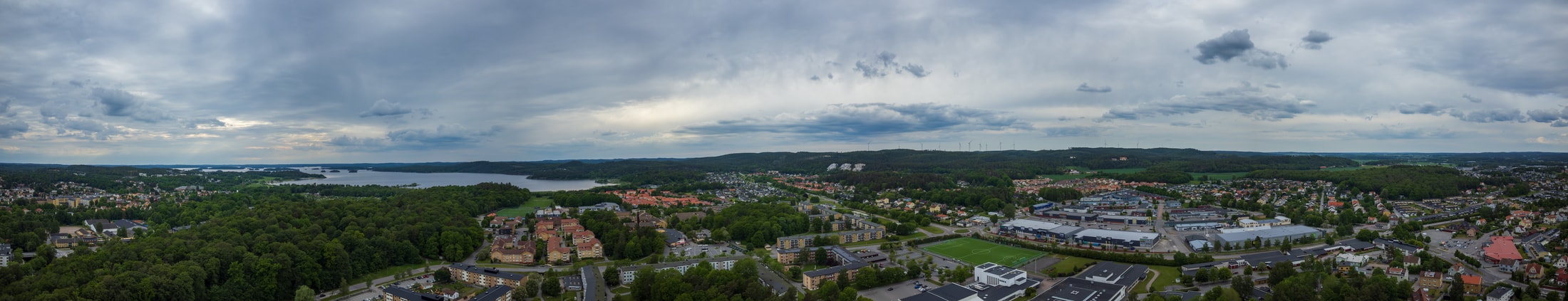Mjörn - Wide panorama