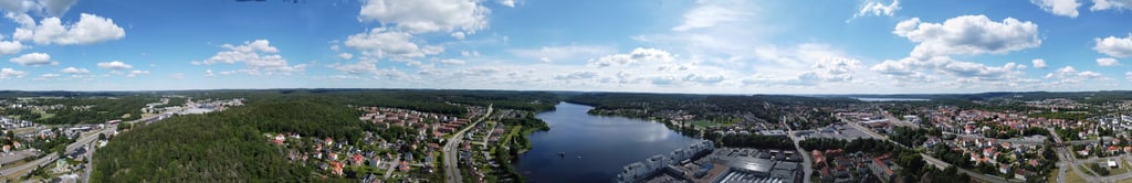 Wraparound cloud panorama