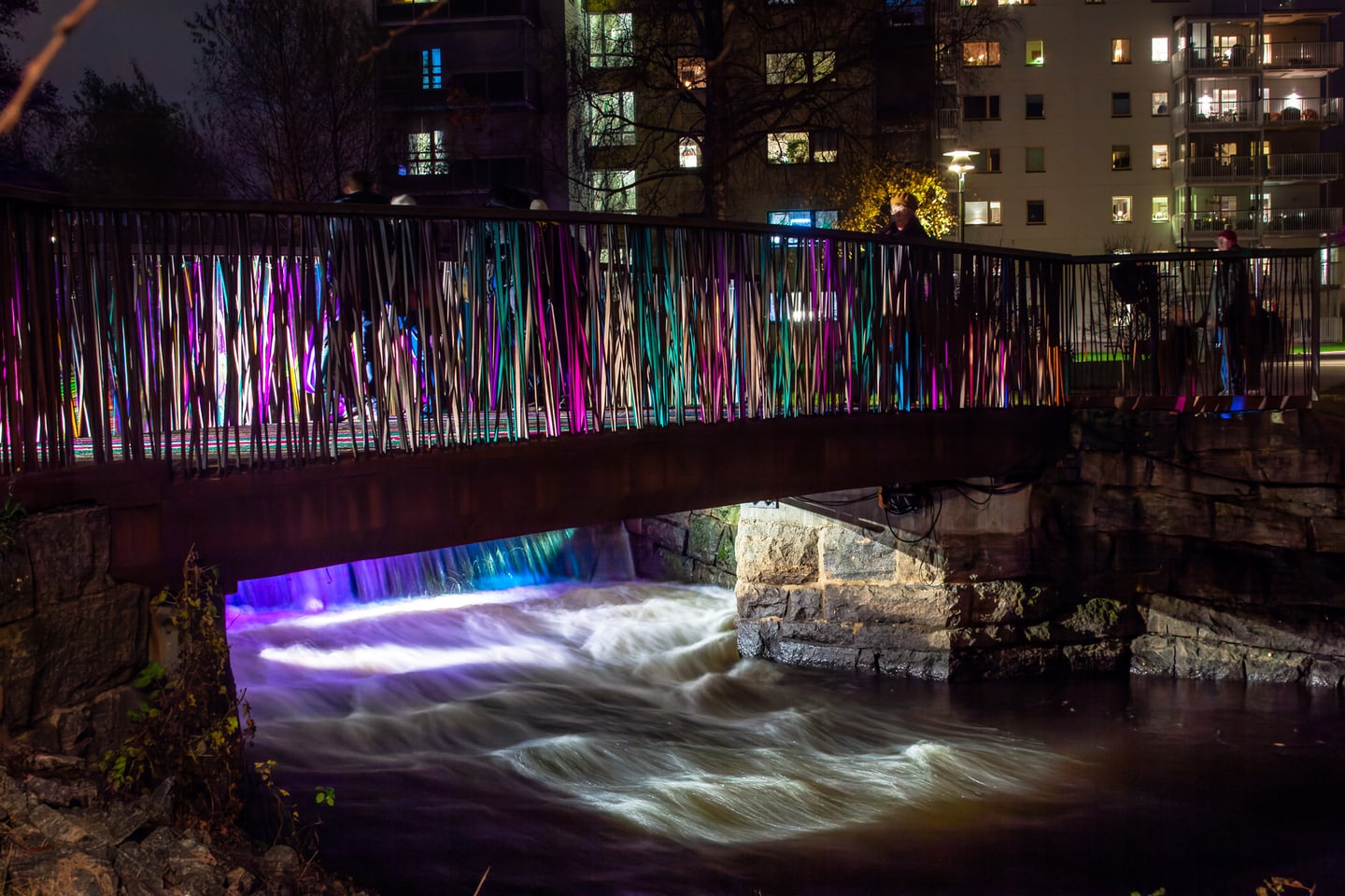 Drone photo for Lights in Alingsås 2022 while the publication approval waits its turn.